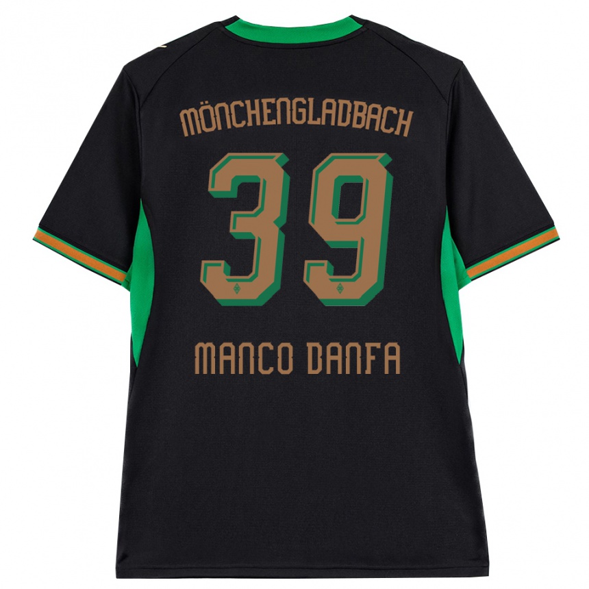 נשים כדורגל Iaia Manco Danfa #39 שחור כתום ירוק חום הרחק ג'רזי 2026/27