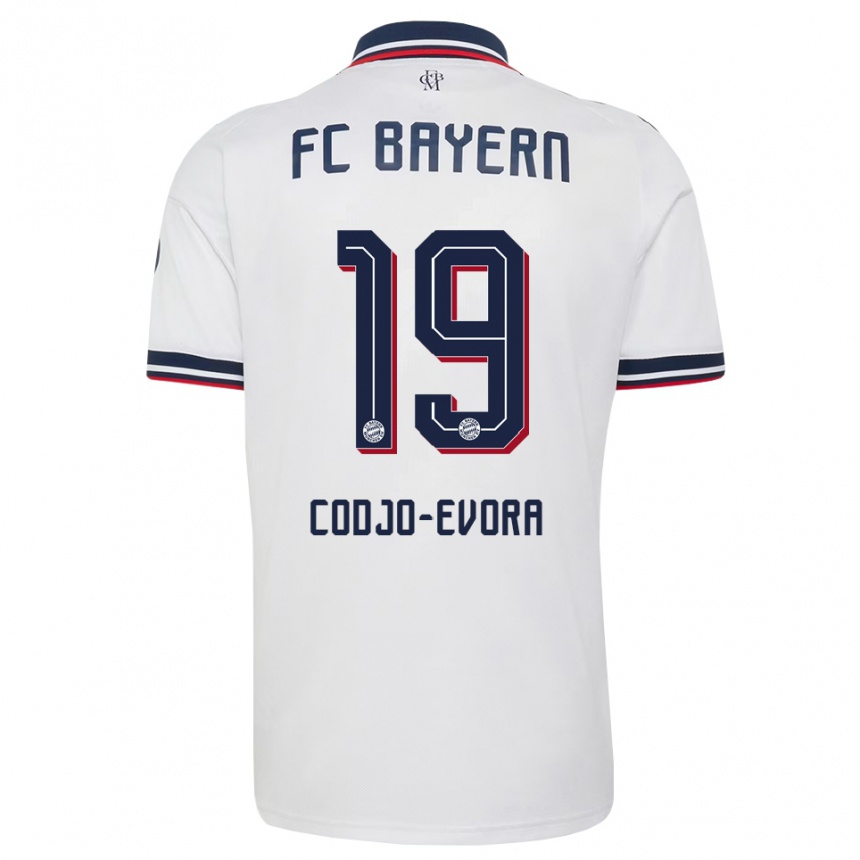 נשים כדורגל Noah Codjo-Evora #19 אפור אדום לבן הרחק ג'רזי 2026/27