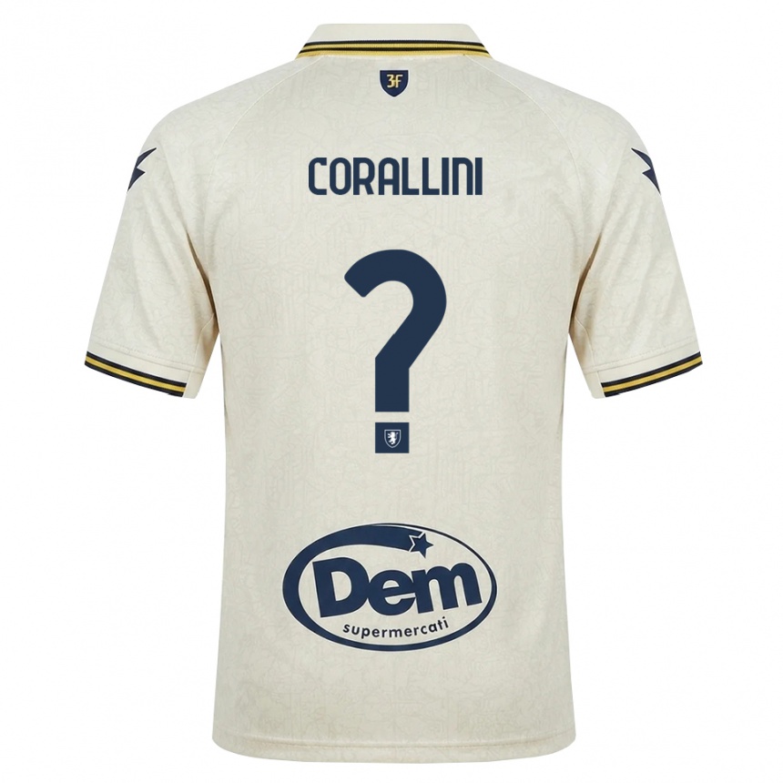 נשים כדורגל Riccardo Corallini #0 תחרה ישנה צהוב שחור הרחק ג'רזי 2026/27
