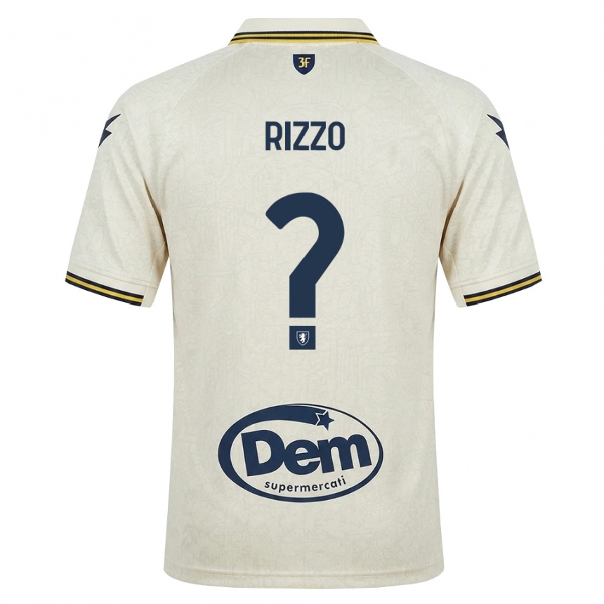 נשים כדורגל Cristiano Rizzo #0 תחרה ישנה צהוב שחור הרחק ג'רזי 2026/27