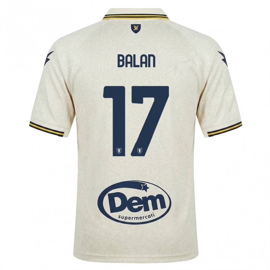 נשים כדורגל Raul Balan #17 תחרה ישנה צהוב שחור הרחק ג'רזי 2026/27