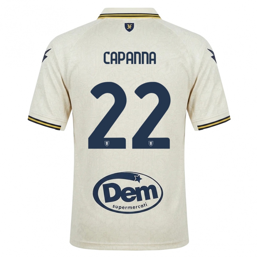 נשים כדורגל Tommaso Capanna #22 תחרה ישנה צהוב שחור הרחק ג'רזי 2026/27 נשים כדורגל Tommaso Capanna #22 תחרה ישנה צהוב שחור הרחק ג'רזי 2026/27