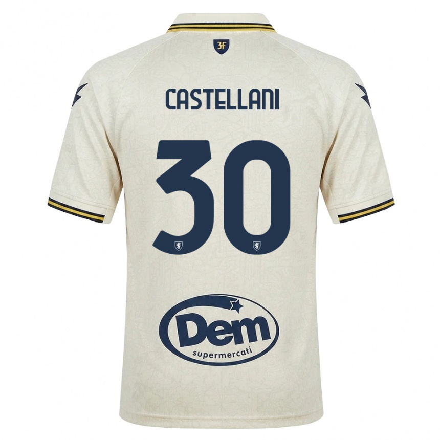 נשים כדורגל Andrea Castellani #30 תחרה ישנה צהוב שחור הרחק ג'רזי 2026/27