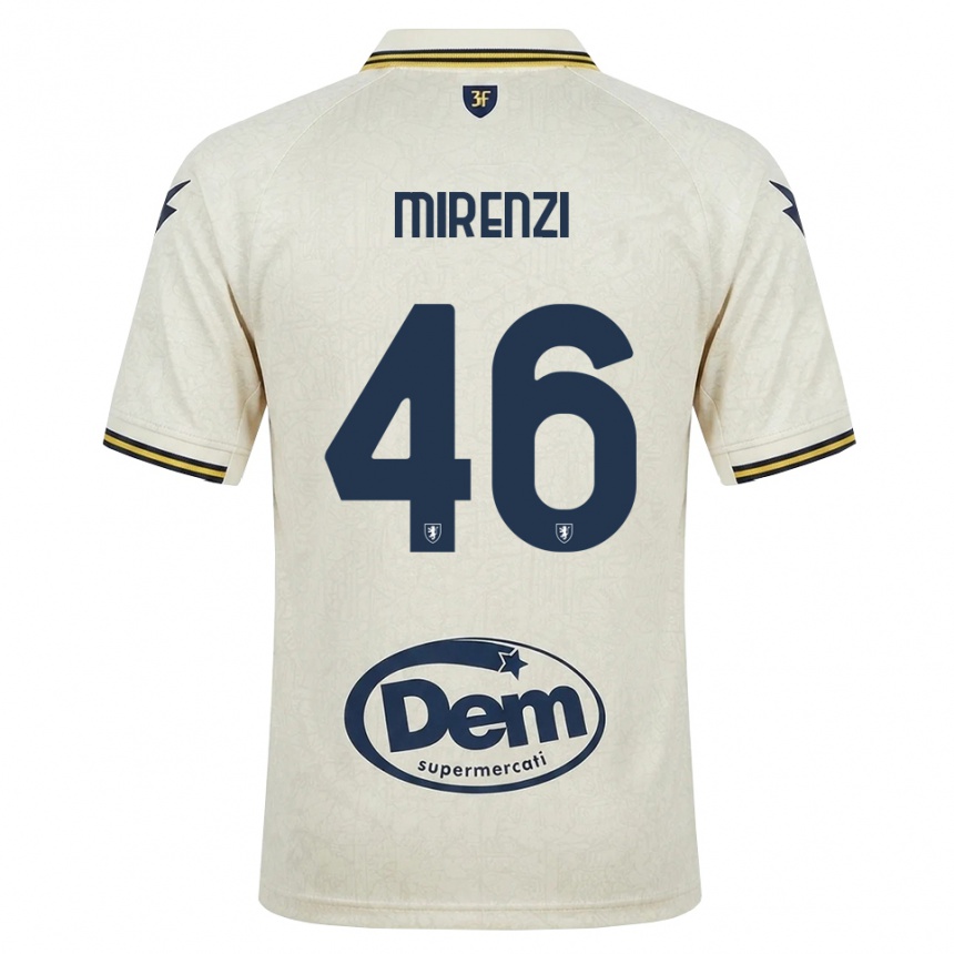 נשים כדורגל Andrea Mirenzi #46 תחרה ישנה צהוב שחור הרחק ג'רזי 2026/27