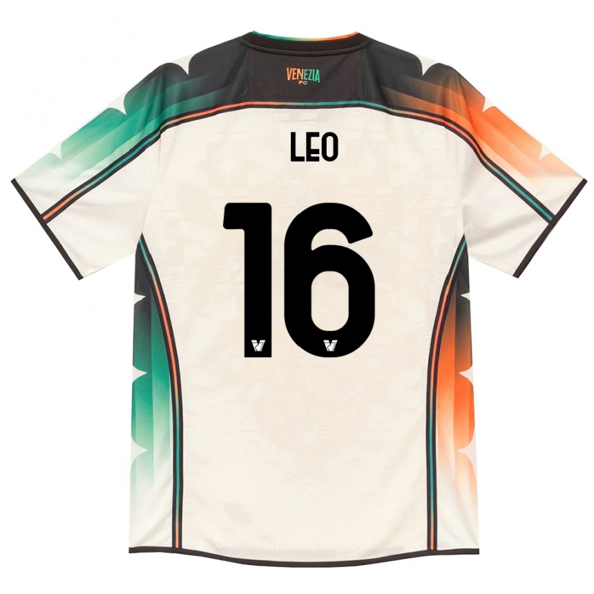 נשים כדורגל Andrea Leo #16 תחרה ישנה כתום ירוק הרחק ג'רזי 2026/27