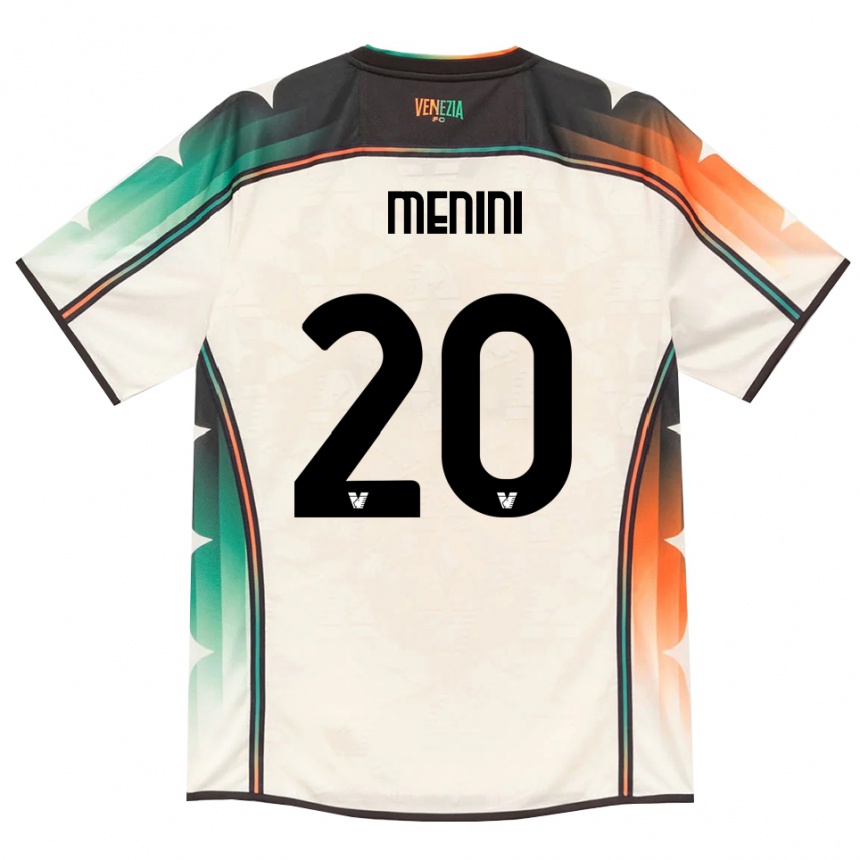 נשים כדורגל Alessandra Menini #20 תחרה ישנה כתום ירוק הרחק ג'רזי 2026/27