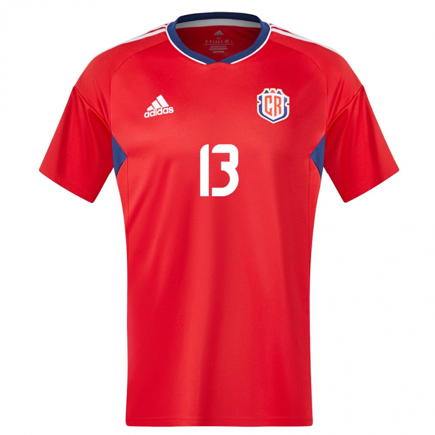 ילדים כדורגל קוסטה ריקה Jefferson Brenes #13 אָדוֹם ג'רזי ביתית 24-26