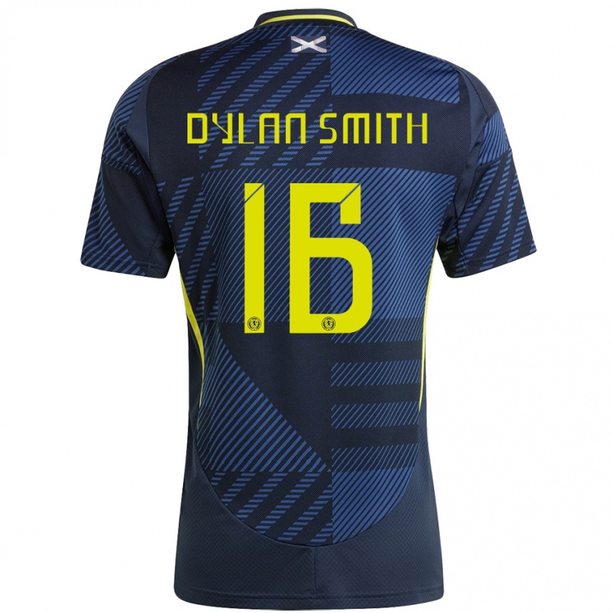 ילדים כדורגל סקוטלנד Dylan Smith #16 כחול כהה ג'רזי ביתית 24-26