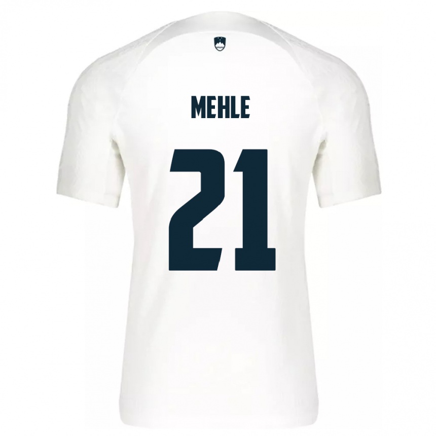ילדים כדורגל סלובניה Matej Mehle #21 לבן ג'רזי ביתית 24-26