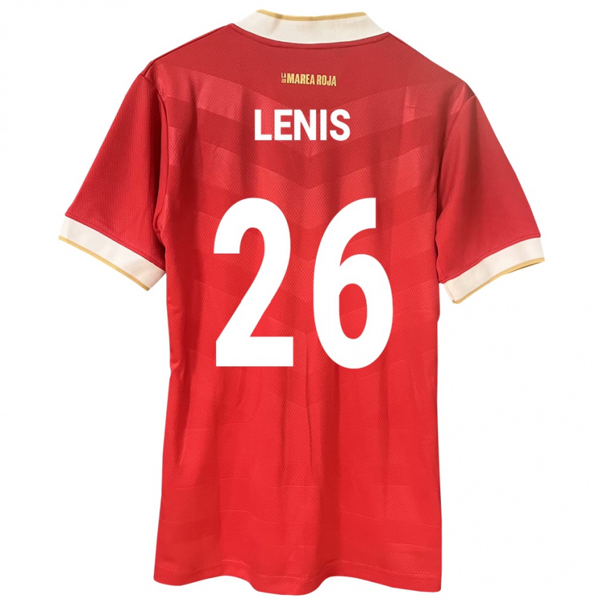 ילדים כדורגל פנמה Kahiser Lenis #26 אָדוֹם ג'רזי ביתית 24-26