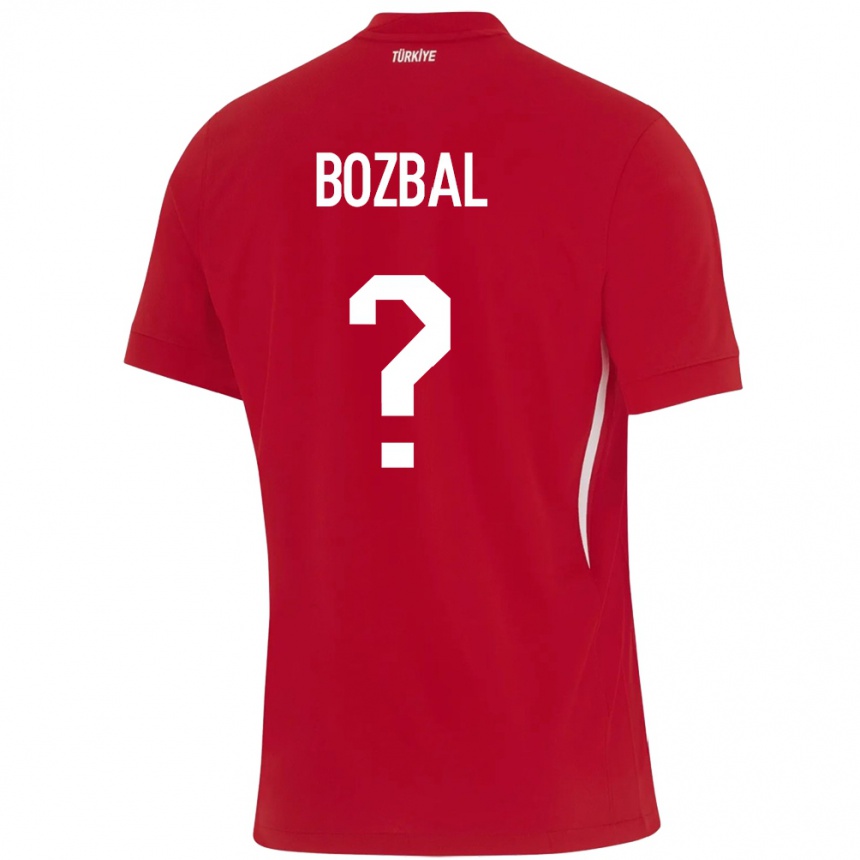 ילדים כדורגל טורקיה Birsen Bozbal #0 אָדוֹם הרחק ג'רזי 24-26