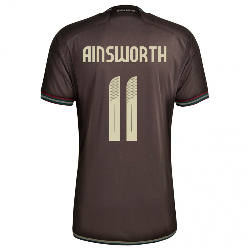 ילדים כדורגל ג'מייקה Christopher Ainsworth #11 חום לילה הרחק ג'רזי 24-26