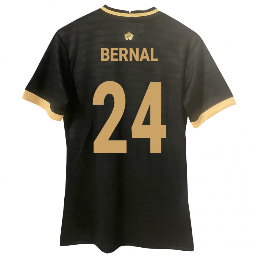 ילדים כדורגל פנמה Kevin Bernal #24 שָׁחוֹר הרחק ג'רזי 24-26