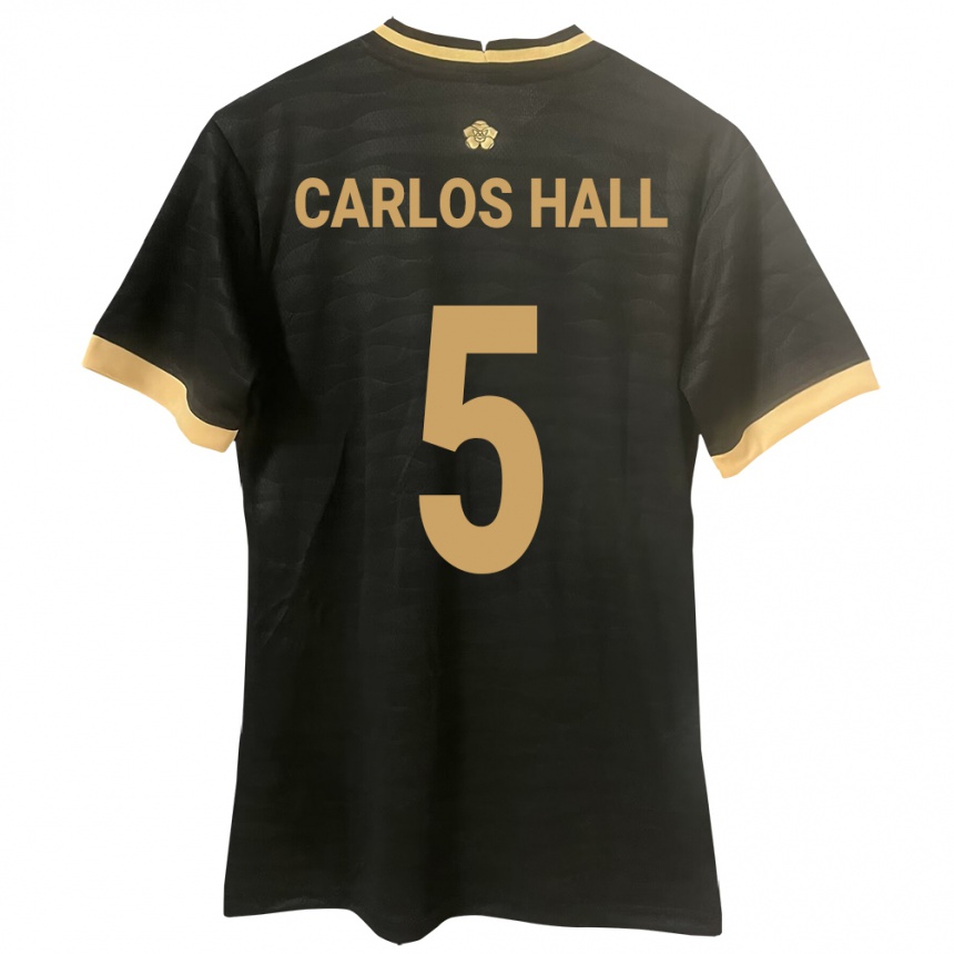 ילדים כדורגל פנמה Juan Carlos Hall #5 שָׁחוֹר הרחק ג'רזי 24-26