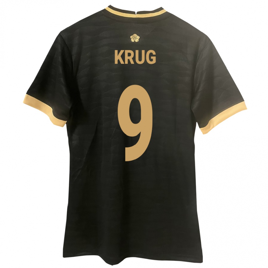 ילדים כדורגל פנמה Frederick Krug #9 שָׁחוֹר הרחק ג'רזי 24-26