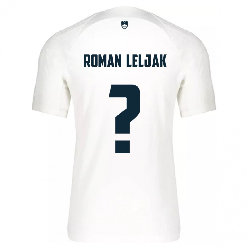 גברים כדורגל סלובניה Nejc Roman Leljak #0 לבן ג'רזי ביתית 24-26