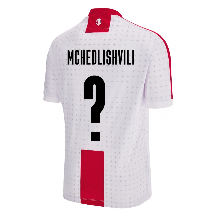 גברים כדורגל גאורגיה Rati Mchedlishvili #0 לבן ג'רזי ביתית 24-26