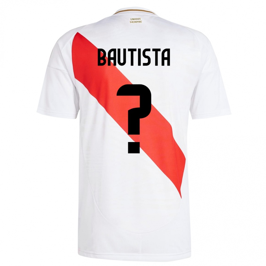גברים כדורגל פרו César Bautista #0 לבן ג'רזי ביתית 24-26