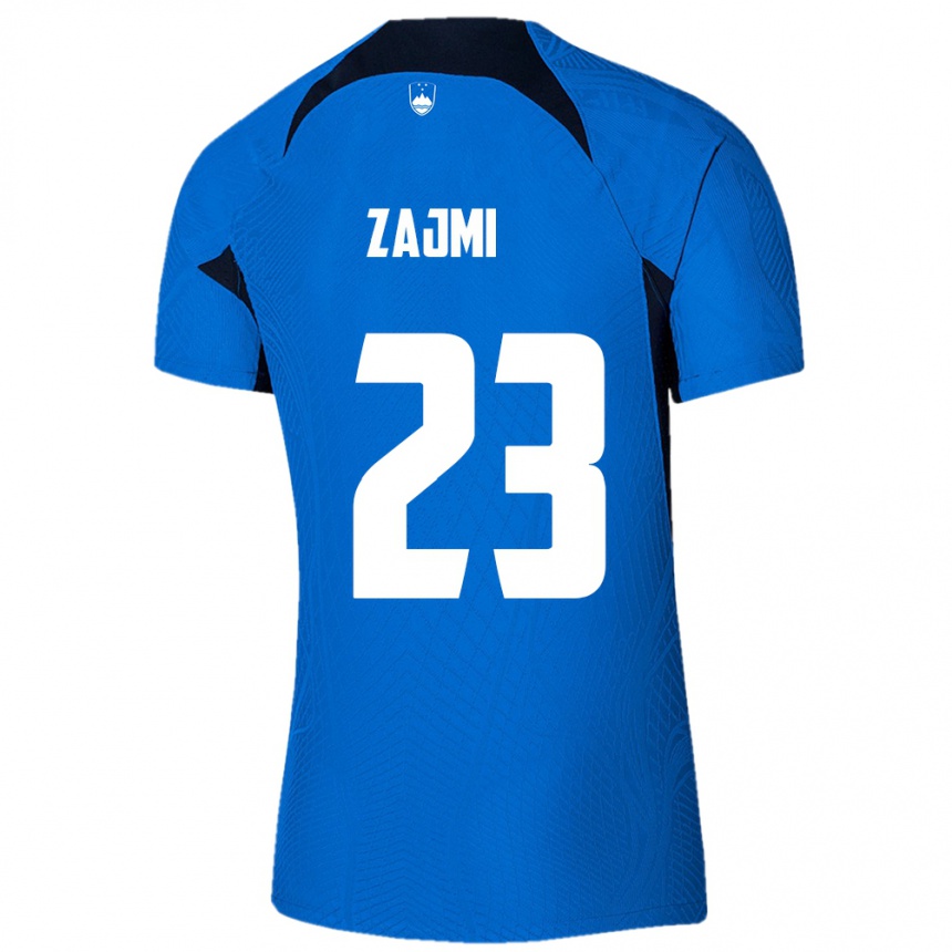 גברים כדורגל סלובניה לואנה זיימי #23 כְּחוֹל הרחק ג'רזי 24-26