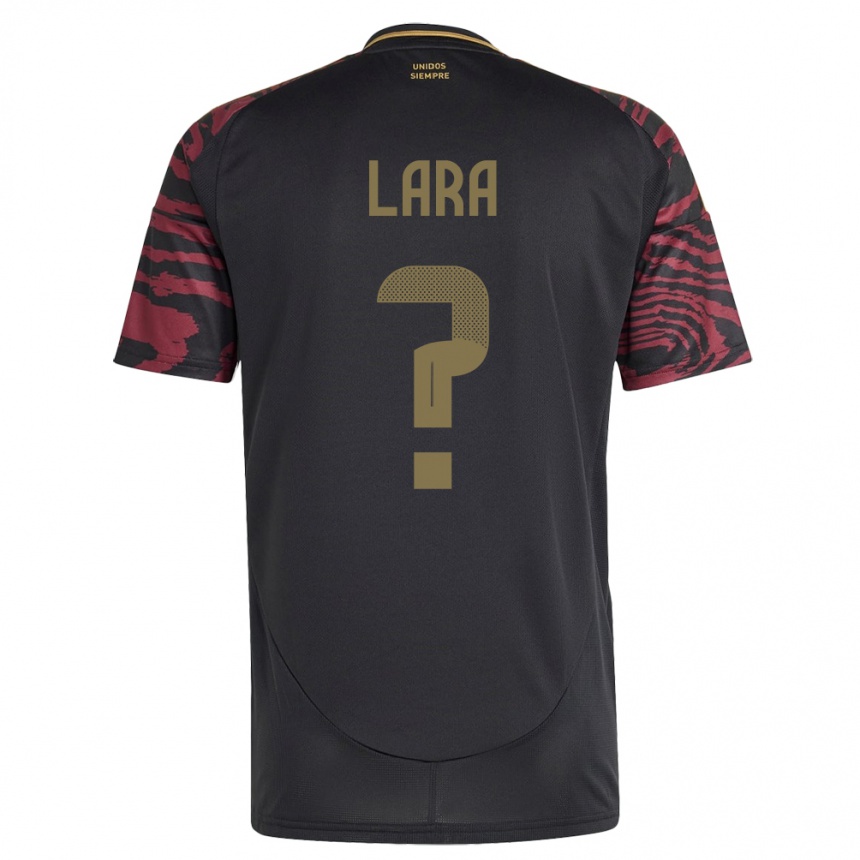 גברים כדורגל פרו Jean Lara #0 שָׁחוֹר הרחק ג'רזי 24-26