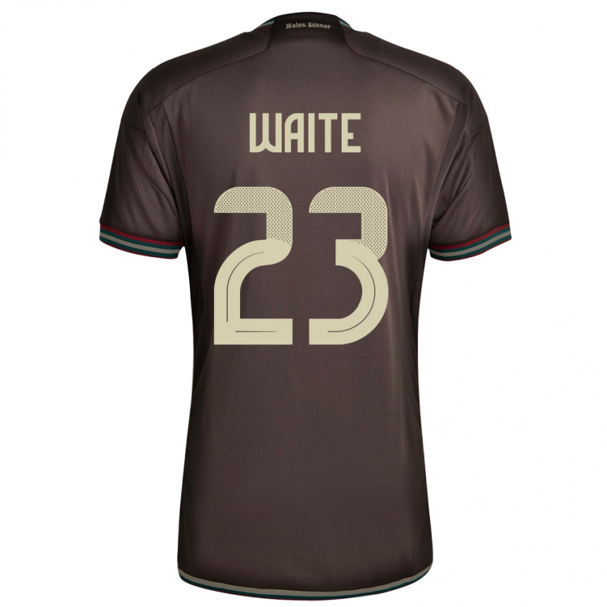 גברים כדורגל ג'מייקה Jahmali Waite #23 חום לילה הרחק ג'רזי 24-26