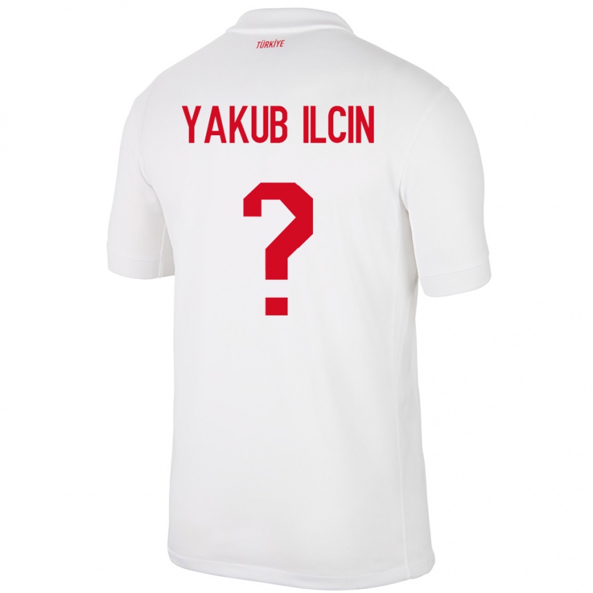נשים כדורגל טורקיה Hasan Yakub İlçin #0 לבן ג'רזי ביתית 24-26