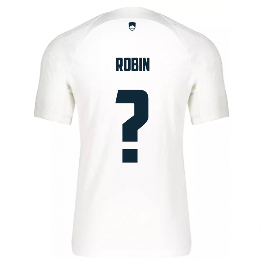 נשים כדורגל סלובניה Jaka Robin #0 לבן ג'רזי ביתית 24-26