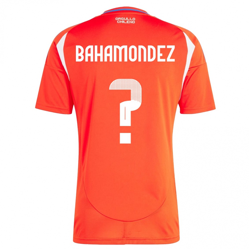 נשים כדורגל צ'ילה Taizo Bahamondez #0 אָדוֹם ג'רזי ביתית 24-26