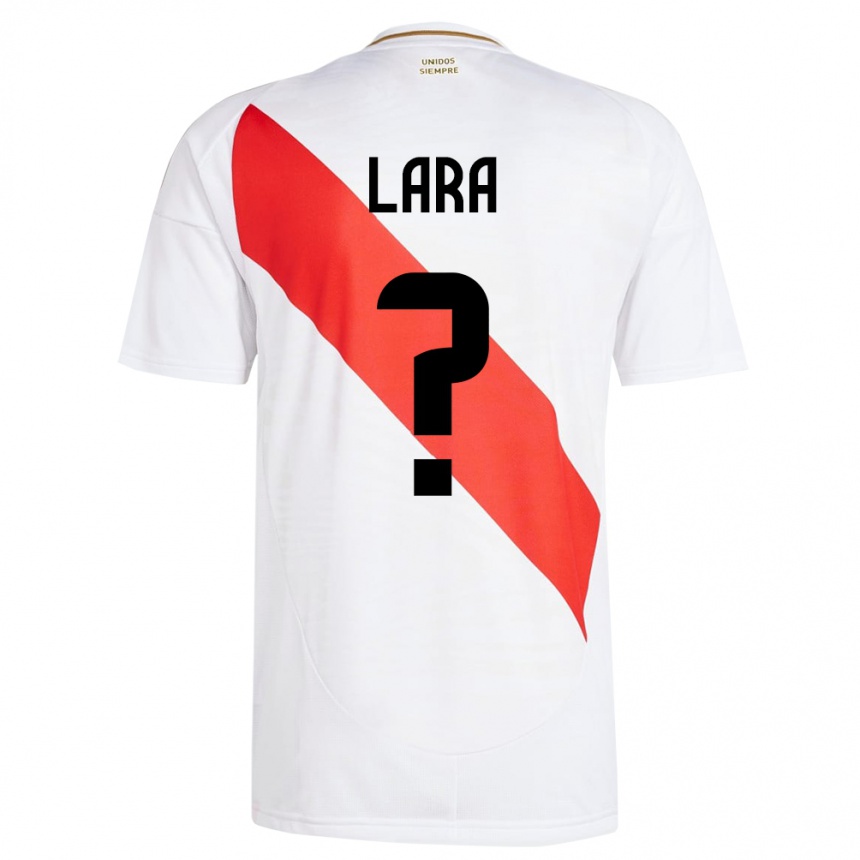 נשים כדורגל פרו Jean Lara #0 לבן ג'רזי ביתית 24-26