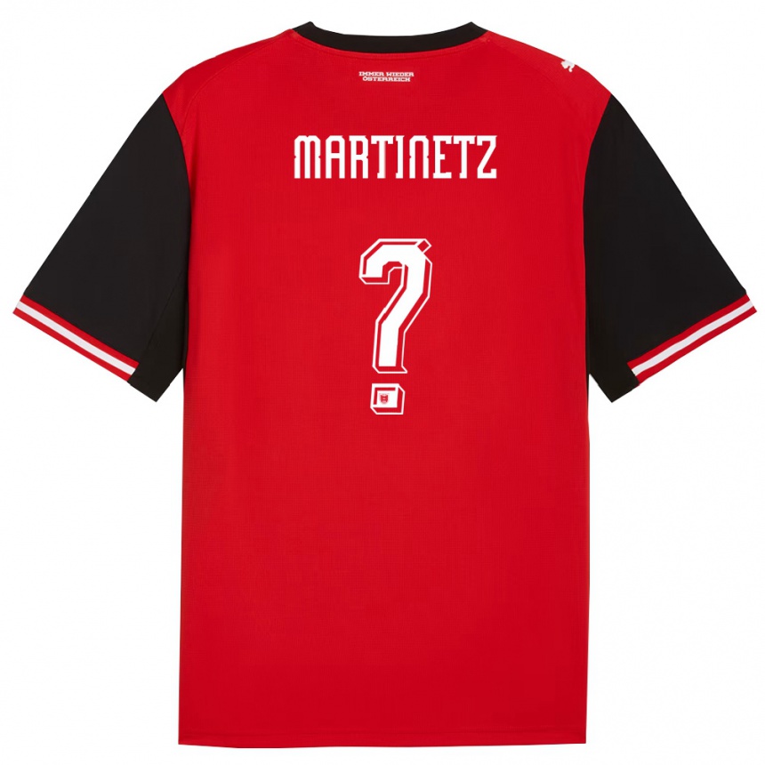 ילדים כדורגל אוסטריה Gregor Martinetz #0 שחור לבן ג'רזי ביתית 26-28