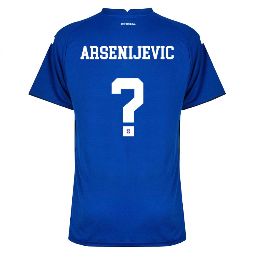 ילדים כדורגל סרביה Andrej Arsenijevic #0 כהה אדום ג'רזי ביתית 26-28