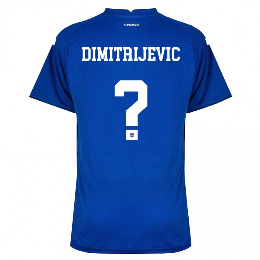 ילדים כדורגל סרביה Andrej Dimitrijevic #0 כהה אדום ג'רזי ביתית 26-28