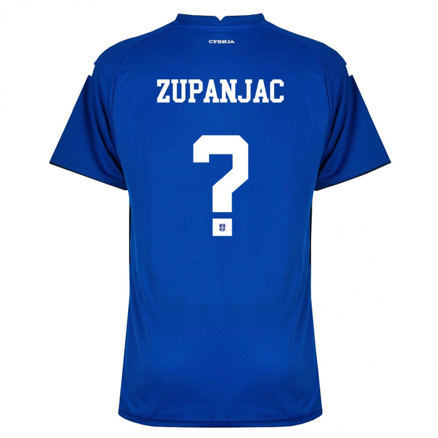 ילדים כדורגל סרביה Matija Zupanjac #0 כהה אדום ג'רזי ביתית 26-28