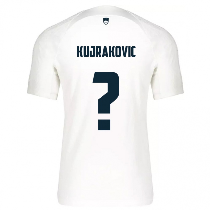 ילדים כדורגל סלובניה Minel Kujrakovic #0 לבן כחול ג'רזי ביתית 26-28