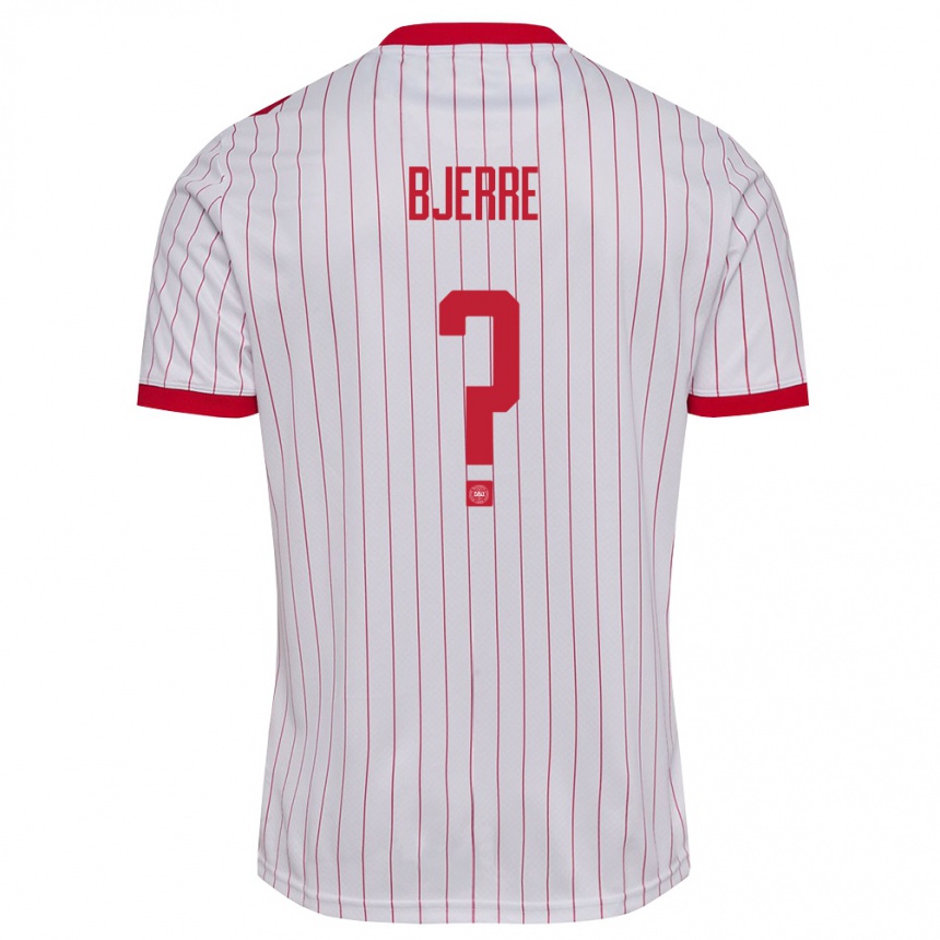ילדים כדורגל דנמרק סילאס בג'רי #0 לבן אדום הרחק ג'רזי 26-28