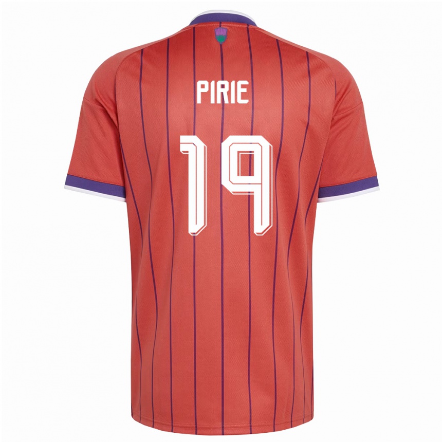ילדים כדורגל סקוטלנד Lewis Pirie #19 כתום סגול הרחק ג'רזי 26-28