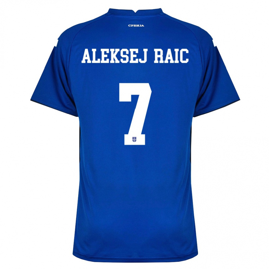 גברים כדורגל סרביה Neven Aleksej Raic #7 כהה אדום ג'רזי ביתית 26-28