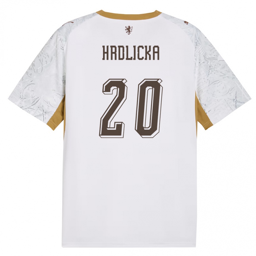נשים כדורגל צ'כיה Lukas Hrdlicka #20 שמנת זהב אפור הרחק ג'רזי 26-28