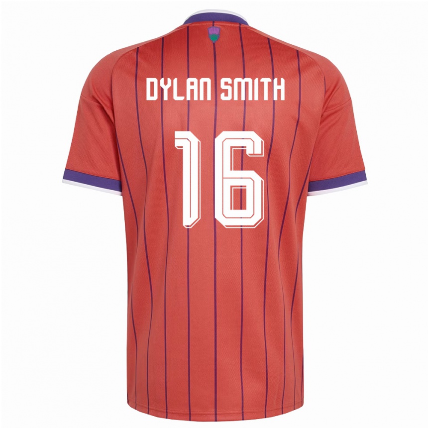 נשים כדורגל סקוטלנד Dylan Smith #16 כתום סגול הרחק ג'רזי 26-28