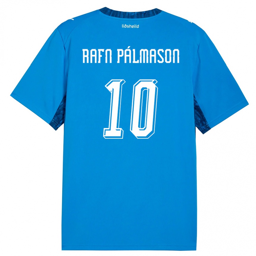 ילדים כדורגל אִיסלַנד Alexander Rafn Pálmason #10 כחול כהה ג'רזי ביתית 26-28