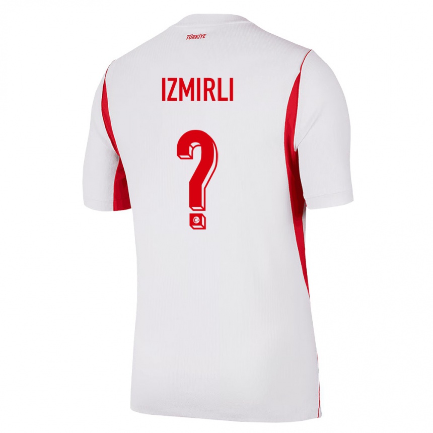 ילדים כדורגל טורקיה Ege İzmirli #0 לבן בורדו אדום הרחק ג'רזי 26-28