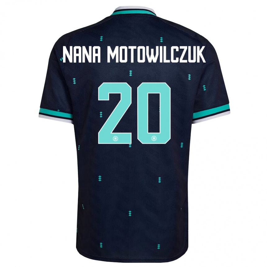 ילדים כדורגל גרמניה Kevin Nana Motowilczuk #20 כהה כחול שמיים לבן הרחק ג'רזי 26-28