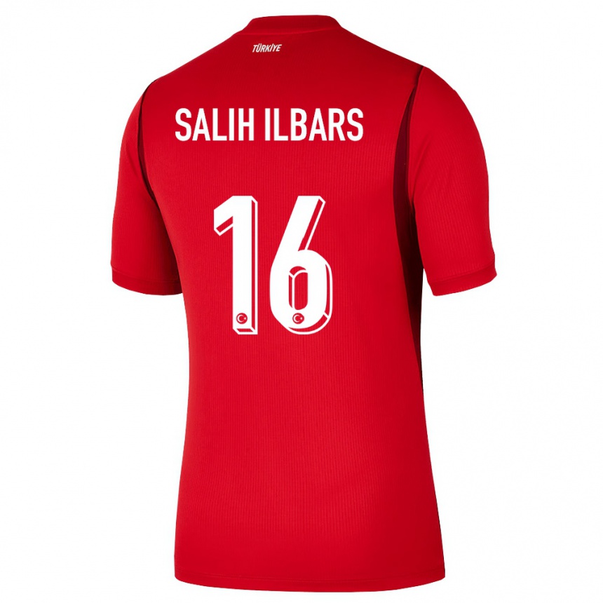 גברים כדורגל טורקיה Muhammet Salih İlbars #16 אדום בורדו ג'רזי ביתית 26-28