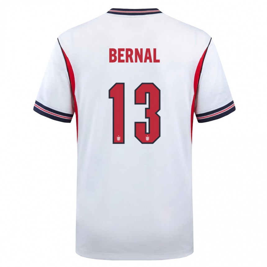 גברים כדורגל אנגליה Freddy Bernal #13 לבן כהה אדום ג'רזי ביתית 26-28