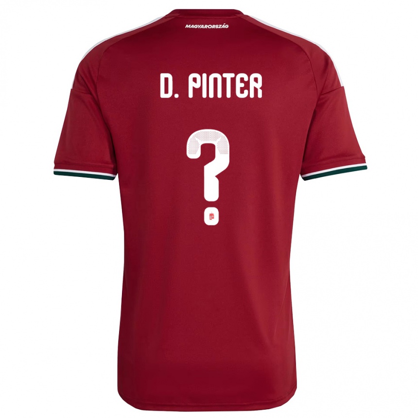 גברים כדורגל הונגריה Daniel Pinter #0 אדום ירוק לבן ג'רזי ביתית 26-28