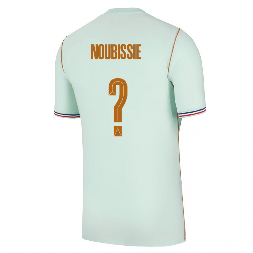 גברים כדורגל צרפת Tyrese Noubissie #0 ירוק זהב הרחק ג'רזי 26-28