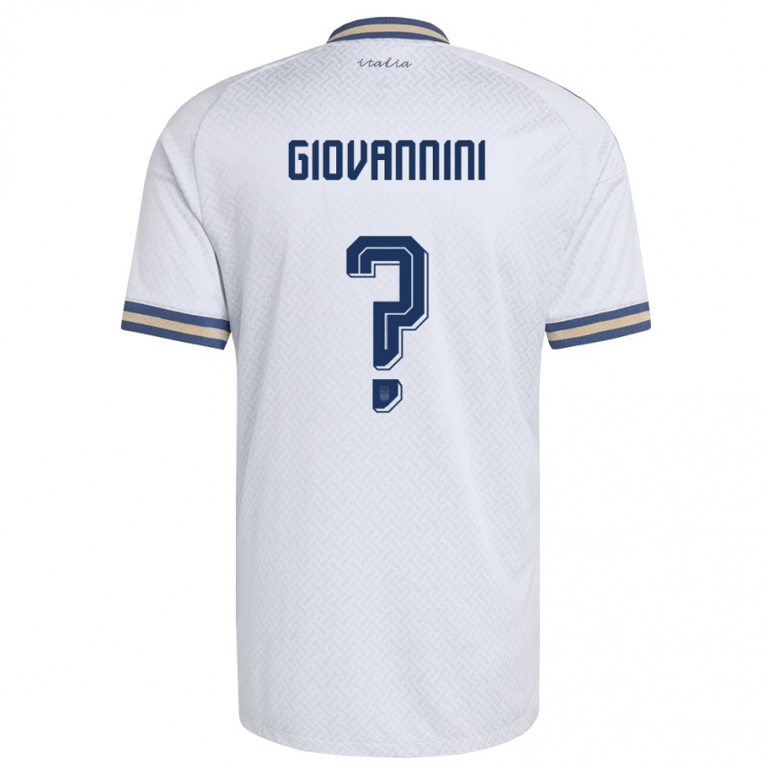 גברים כדורגל איטליה Elias Giovannini #0 שמנת כהה זהב הרחק ג'רזי 26-28