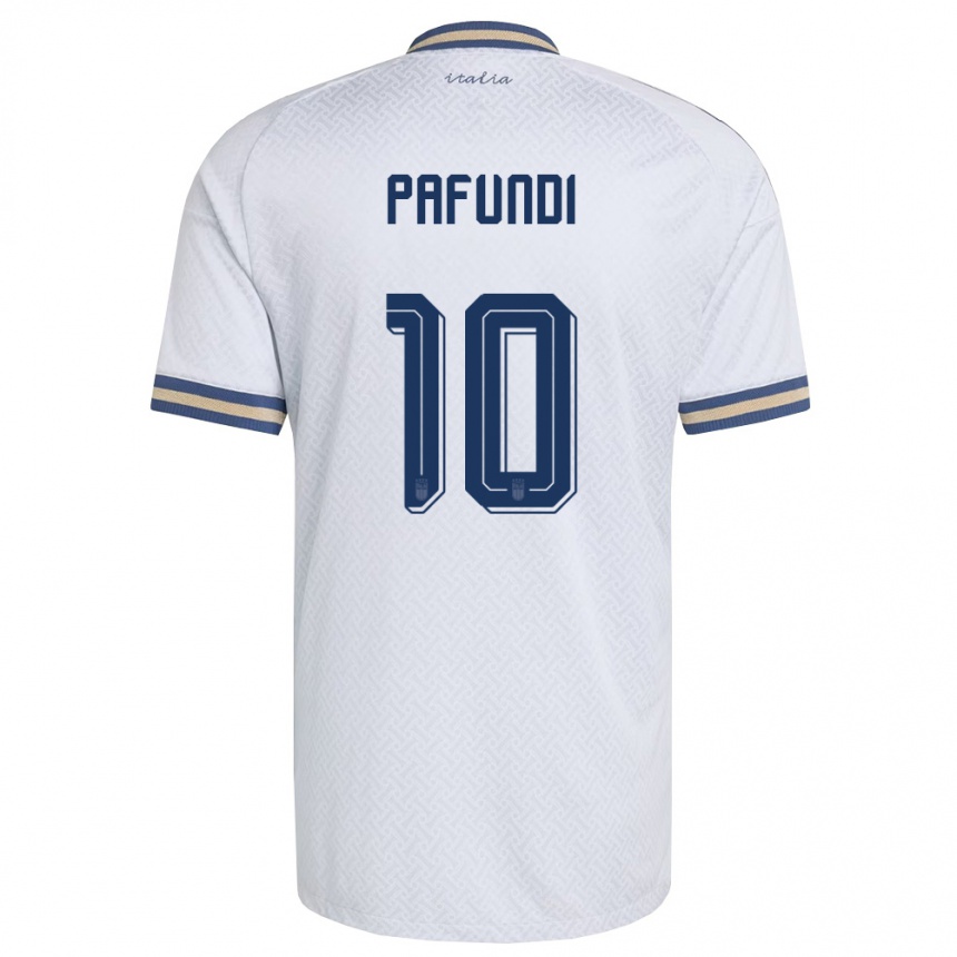 גברים כדורגל איטליה סימונה פפונדי #10 שמנת כהה זהב הרחק ג'רזי 26-28