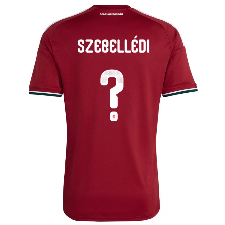 נשים כדורגל הונגריה Bátor Szebellédi #0 אדום ירוק לבן ג'רזי ביתית 26-28