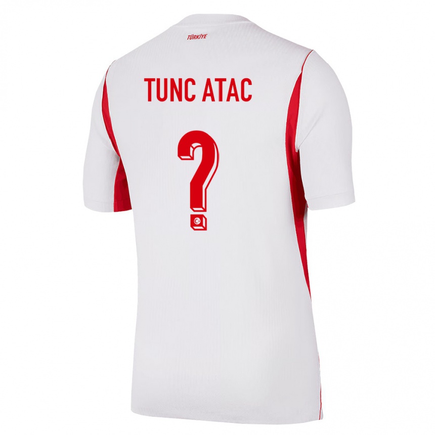 נשים כדורגל טורקיה Arin Tunç Ataç #0 לבן בורדו אדום הרחק ג'רזי 26-28